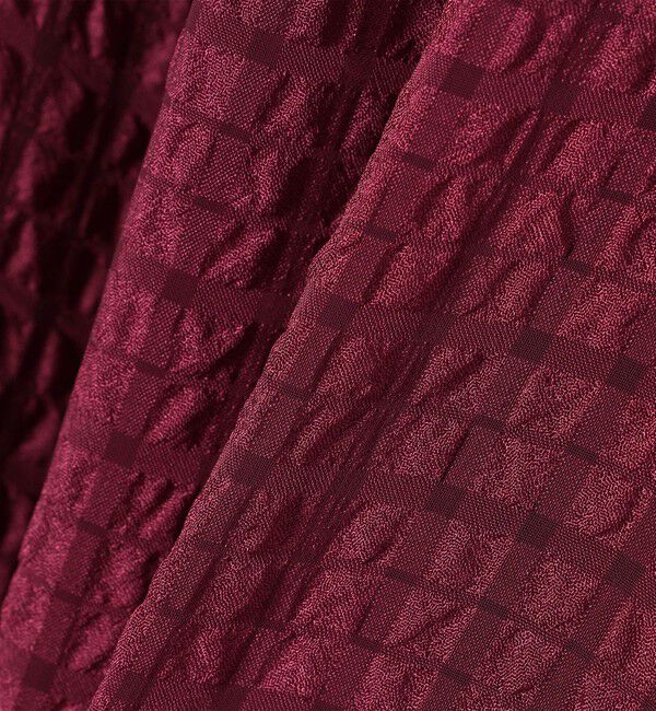 SHIPS for women「〈手洗い可能〉シアサッカー チェック ボリューム スカート◇」|スカート|