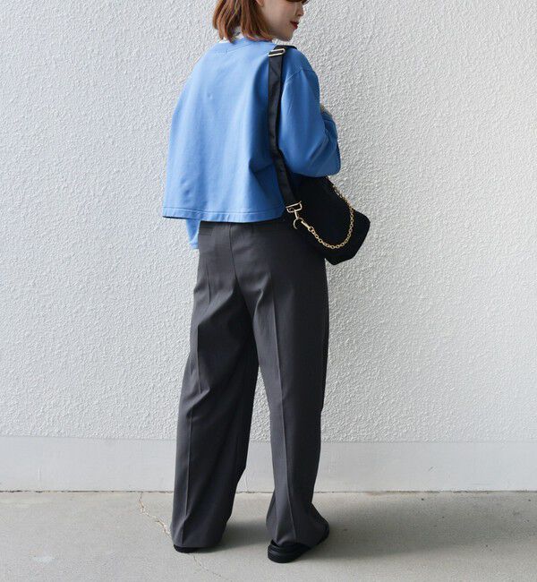 SHIPS for women「* 〈洗濯機可能〉ベア 裏毛 刺繍 ロゴ プルオーバー 24SS ◇」|Tシャツ・カットソー|