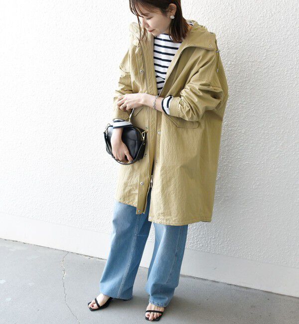 SHIPS any「SHIPS any:〈洗濯機可能〉オーバー フーディ ブルゾン コート」|その他|