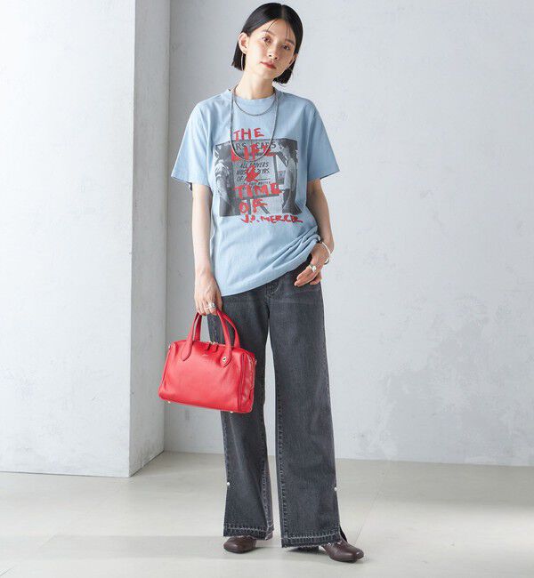 SHIPS for women「J.J.MERCER:〈洗濯機可能〉プリント TEE」|Tシャツ・カットソー|