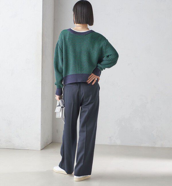 SHIPS for women「〈手洗い可能〉ジャカード プルオーバー」|ニット・セーター|