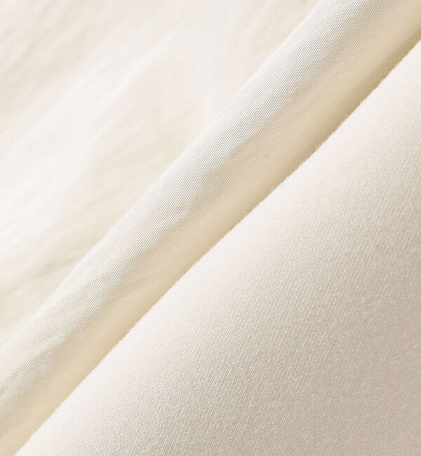 SHIPS for women「【WEB限定】〈手洗い可能〉エア ダンボール 布帛 コンビ プルオーバー」|スウェット・ジャージ|