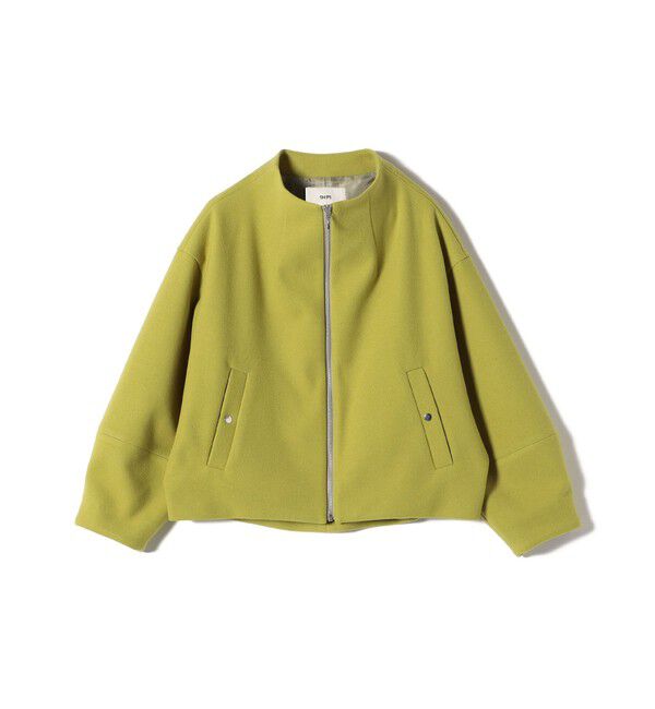 SHIPS for women「【WEB限定】〈手洗い可能〉 ウールライク ボトル ネック ジップ ブルゾン」|ブルゾン・スタジャン|