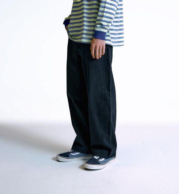 SHIPS「City Ambient Products: 12オンス バレル バギー デニム パンツ」|デニム|