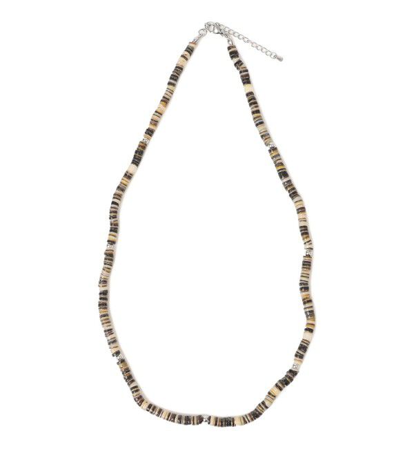 SHIPS for women「HELENA:MIX MATERIAL NECKLACE」|ネックレス|グレー