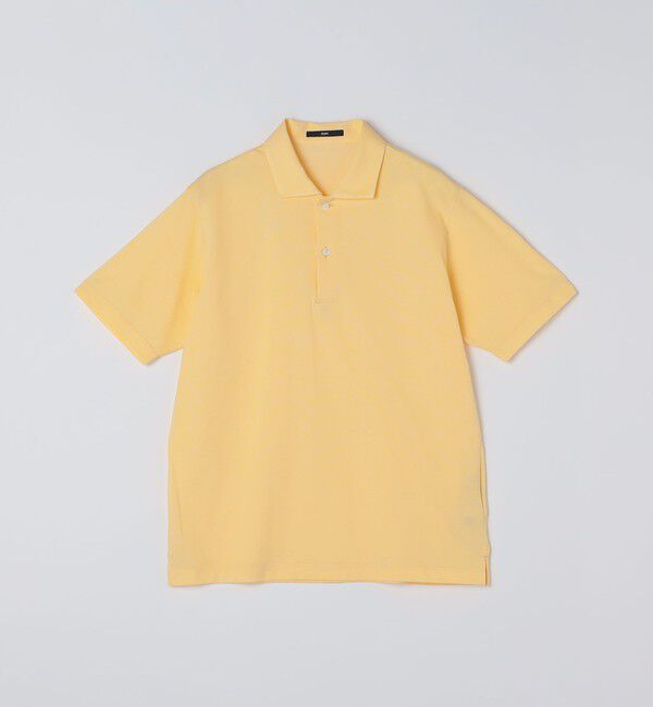 SHIPS「SHIPS: 〈吸水速乾〉COOLMAX(R) ピケ ワイドカラー ポロシャツ」|ポロシャツ|クリーム