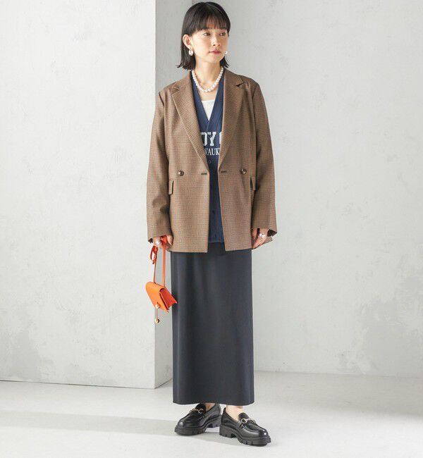 SHIPS for women「【SHIPS別注】Odub:Vネック ロゴ カーディガン」|カーディガン|