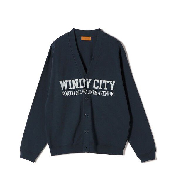 SHIPS for women「【SHIPS別注】Odub:Vネック ロゴ カーディガン」|カーディガン|