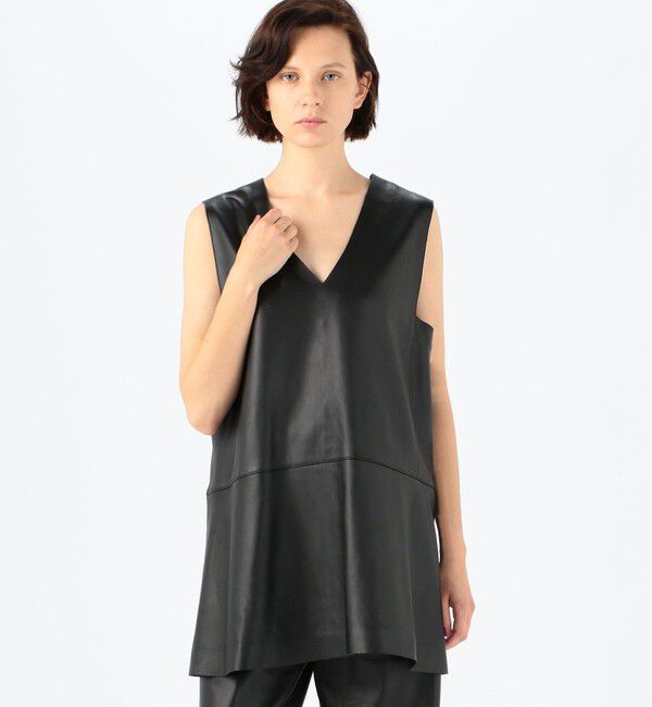 BACCA「ソフトシープレザー ベストチュニック」|その他|
