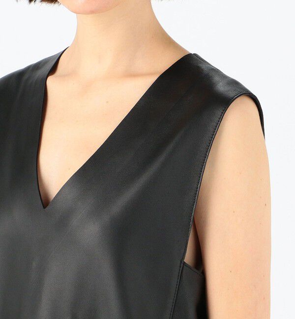BACCA「ソフトシープレザー ベストチュニック」|その他|
