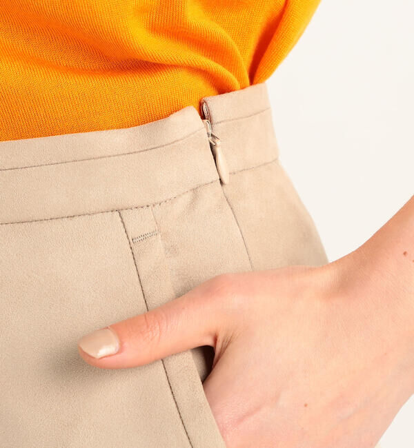 Ballsey「フェイクスエード マーメイドミディスカート」|フレア|