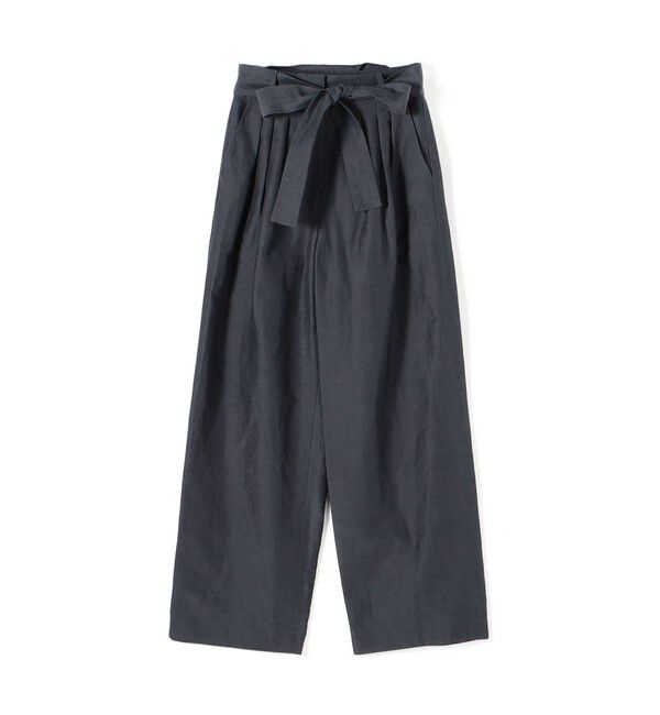BACCA「リネンキュプラ カマーベルトパンツ」|その他|67 ダークブルー