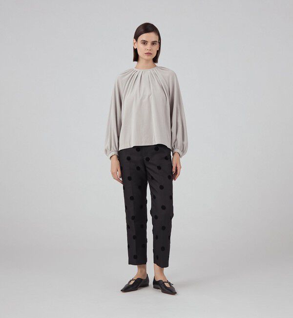 TOMORROWLAND collection「キャラメルヴェルト ギャザーブラウス」|シャツ・ブラウス|