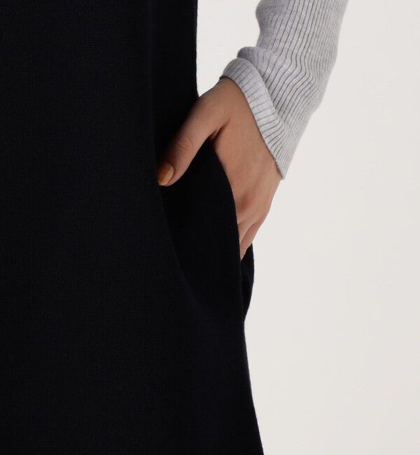 GALERIE VIE「ウーステッドミラノリブ ロングベスト」|ベスト・ジレ|