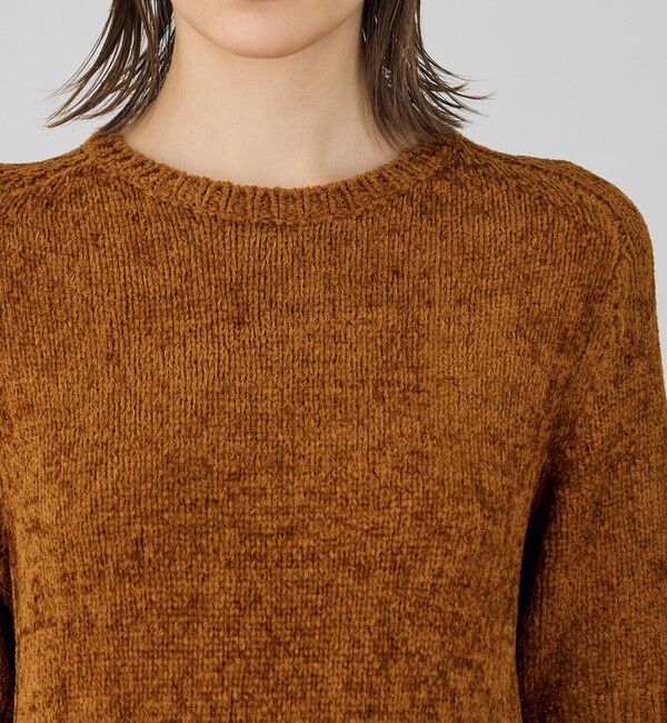 DES PRES「エアーシェニール ハーフスリーブプルオーバー」|ニット・セーター|