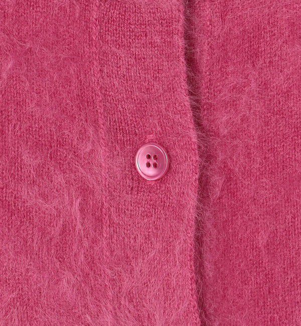 DES PRES「ピュアカシミヤファー ハーフスリーブカーディガン」|カーディガン|