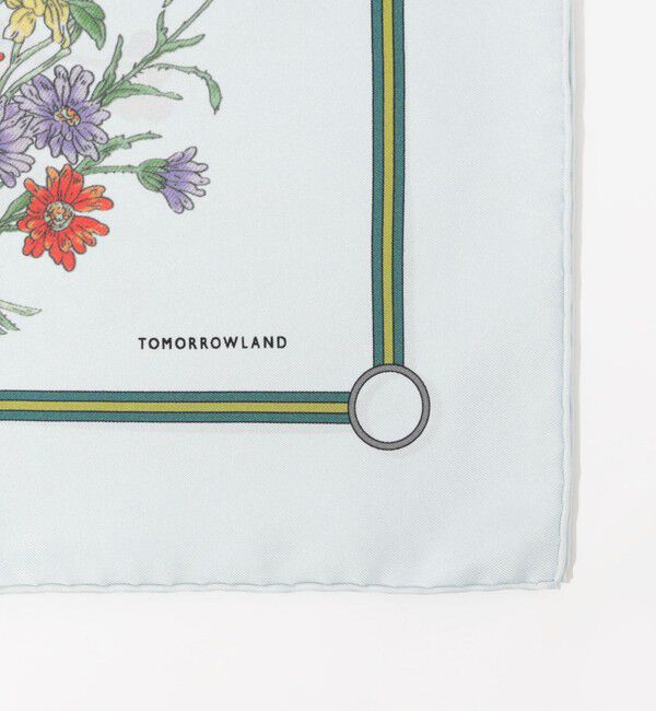 TOMORROWLAND GOODS「TOMORROWLAND フラワーシルクスカーフ」|バンダナ・スカーフ|