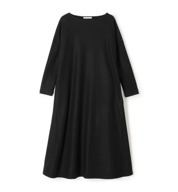 GALERIE VIE「ミルドスムース ボートネック ワンピース」|ワンピース|19 ブラック