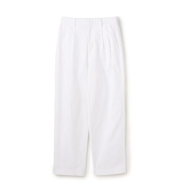GALERIE VIE「コットンオックスストレッチ イージータックパンツ」|その他|11 ホワイト