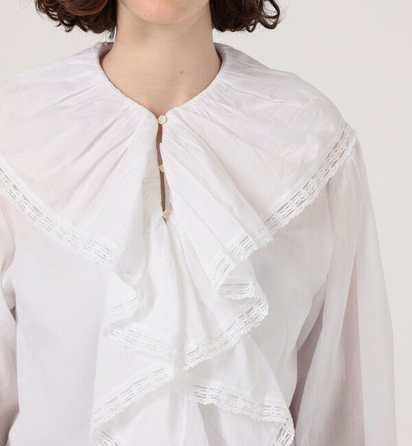 TOMORROWLAND GOODS「JANE GUSTAVSSON POPPI フリルシャツ」|シャツ・ブラウス|