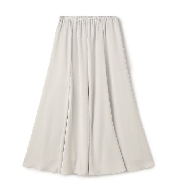 Ballsey「ライトウェイトサテン マーメイドスカート」|フレア|13 ライトグレー