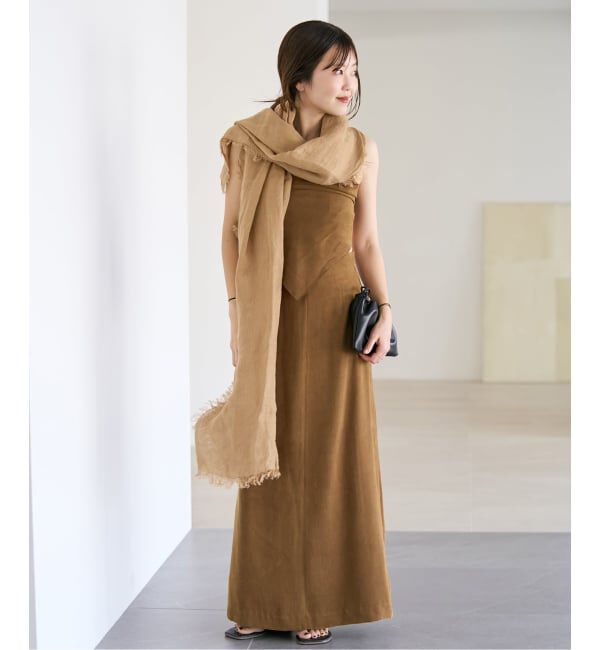 Plage「《予約》suede mini ストール」|バンダナ・スカーフ|