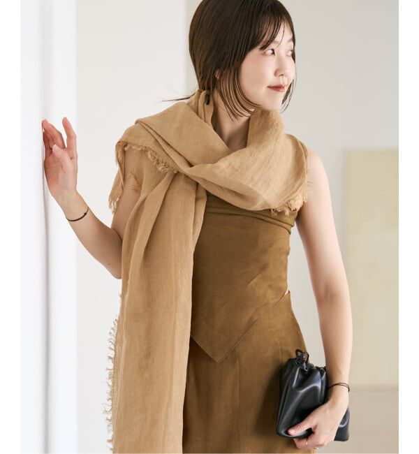 Plage「《予約》suede mini ストール」|バンダナ・スカーフ|