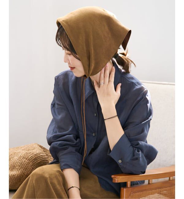 Plage「《予約》suede mini ストール」|バンダナ・スカーフ|