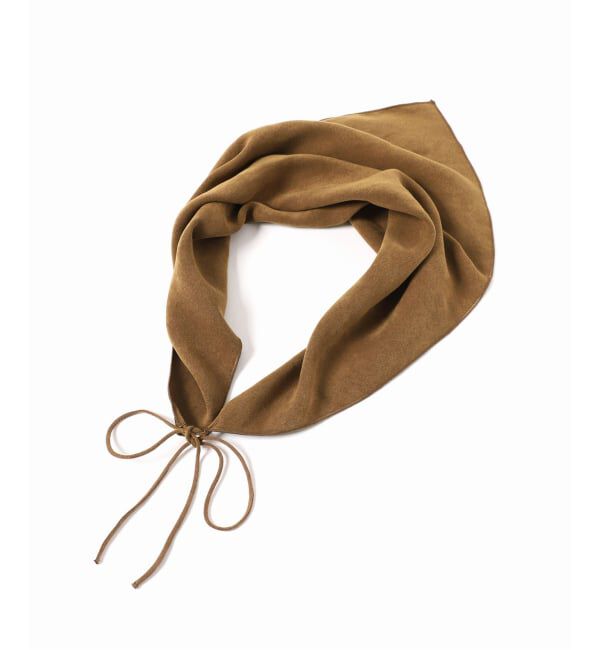 Plage「《予約》suede mini ストール」|バンダナ・スカーフ|