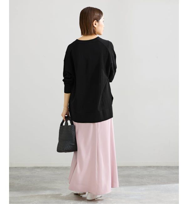 IENA「アセテートシルクVネックカーディガン」|カーディガン|