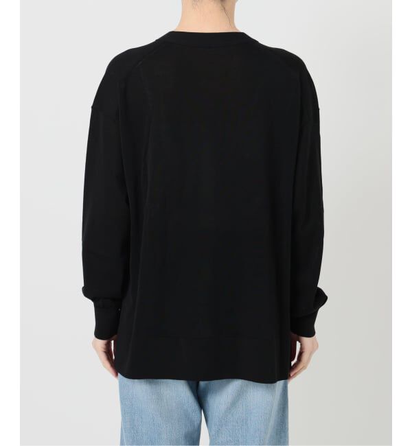 IENA「アセテートシルクVネックカーディガン」|カーディガン|