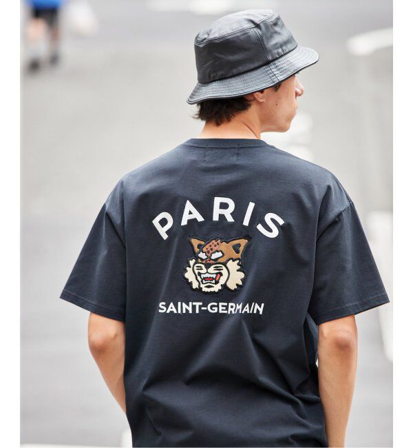 Paris Saint-Germain「【Paris Saint-Germain】カレッジロゴ刺しゅう Tシャツ」|Tシャツ・カットソー|