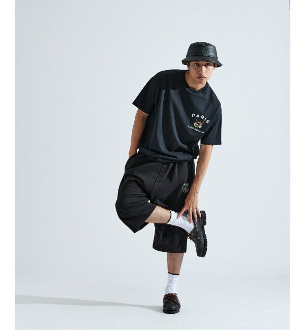 Paris Saint-Germain「【Paris Saint-Germain】カレッジロゴ刺しゅう Tシャツ」|Tシャツ・カットソー|