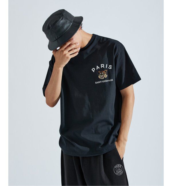 Paris Saint-Germain「【Paris Saint-Germain】カレッジロゴ刺しゅう Tシャツ」|Tシャツ・カットソー|