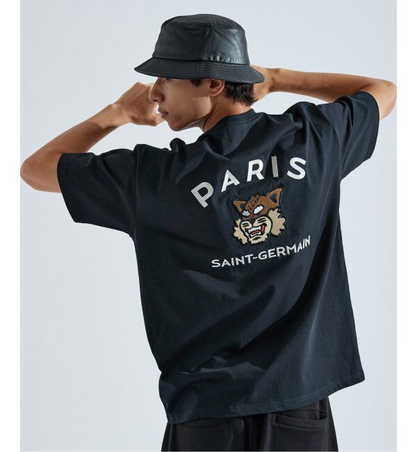 Paris Saint-Germain「【Paris Saint-Germain】カレッジロゴ刺しゅう Tシャツ」|Tシャツ・カットソー|