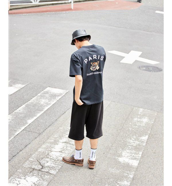 Paris Saint-Germain「【Paris Saint-Germain】カレッジロゴ刺しゅう Tシャツ」|Tシャツ・カットソー|