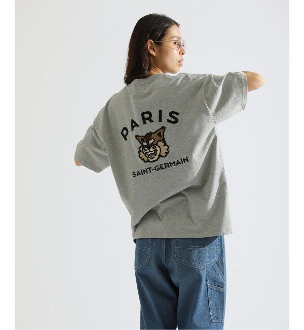 Paris Saint-Germain「【Paris Saint-Germain】カレッジロゴ刺しゅう Tシャツ」|Tシャツ・カットソー|