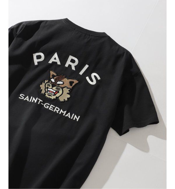 Paris Saint-Germain「【Paris Saint-Germain】カレッジロゴ刺しゅう Tシャツ」|Tシャツ・カットソー|