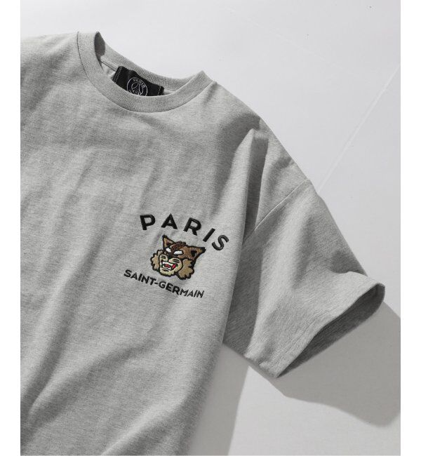Paris Saint-Germain「【Paris Saint-Germain】カレッジロゴ刺しゅう Tシャツ」|Tシャツ・カットソー|