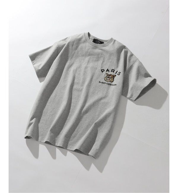 Paris Saint-Germain「【Paris Saint-Germain】カレッジロゴ刺しゅう Tシャツ」|Tシャツ・カットソー|
