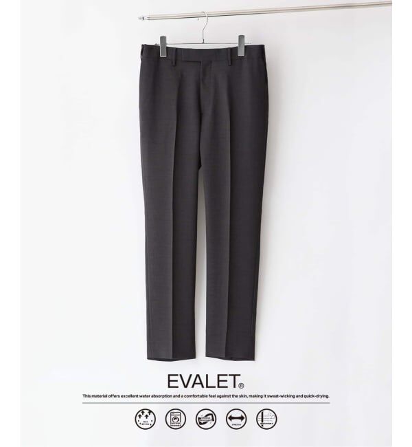 EDIFICE「《予約》&rdquo;吸汗＆速乾&rdquo; EVALET メッシュ イージースラックス」|スラックス|グレー