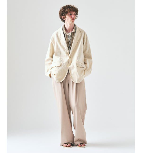 417 EDIFICE「ガーメントウォッシュ シャツジャケット」|テーラードジャケット|