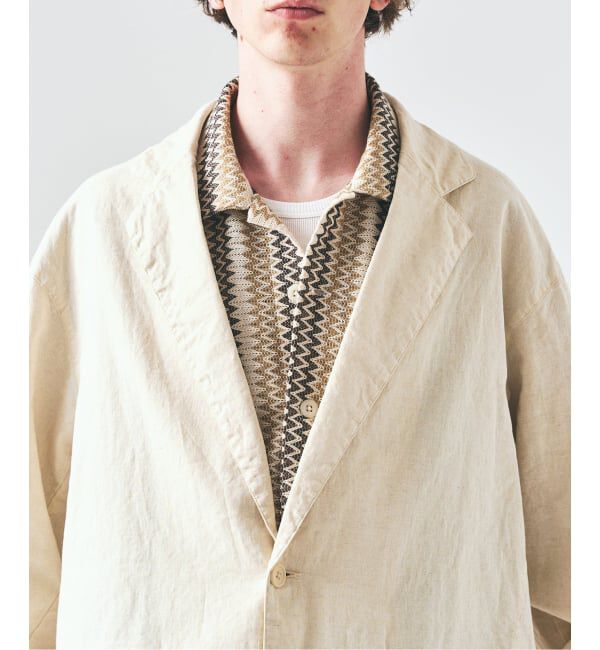 417 EDIFICE「ガーメントウォッシュ シャツジャケット」|テーラードジャケット|