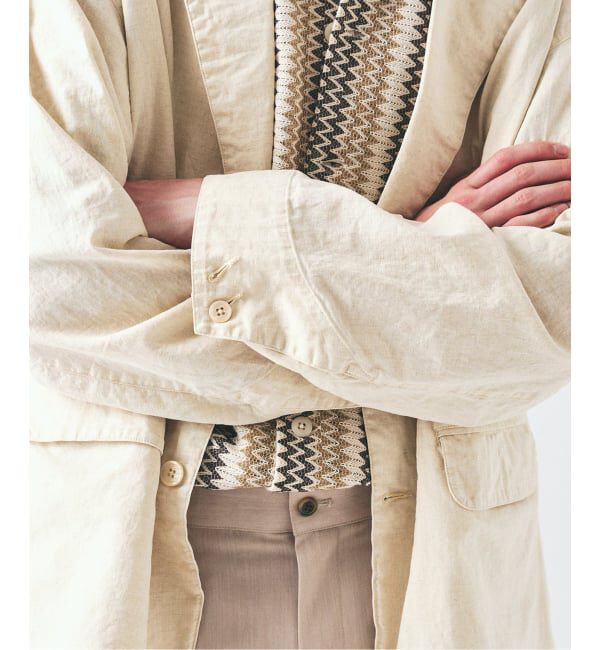 417 EDIFICE「ガーメントウォッシュ シャツジャケット」|テーラードジャケット|