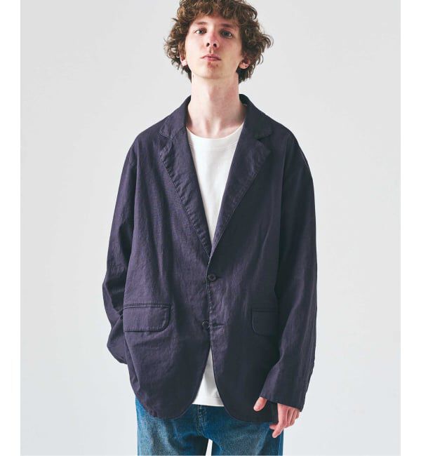 417 EDIFICE「ガーメントウォッシュ シャツジャケット」|テーラードジャケット|