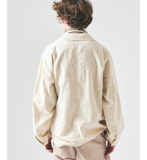417 EDIFICE「ガーメントウォッシュ シャツジャケット」|テーラードジャケット|