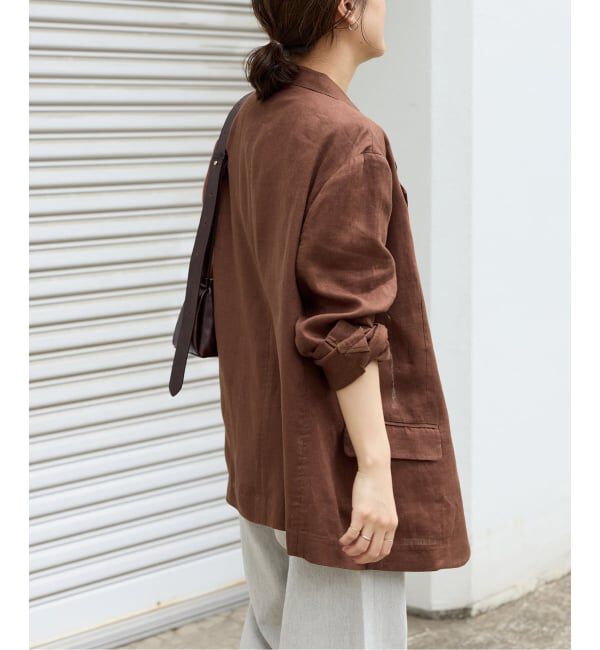 JOURNAL STANDARD「《追加2》リネン SB-2B ジャケット」|テーラードジャケット|