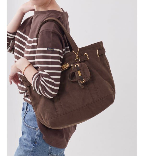 journal standard L'essage「別注【SITA PARANTICA】スエードライクチャームツキトートM」|トートバッグ|