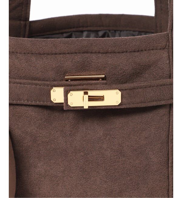 journal standard L'essage「別注【SITA PARANTICA】スエードライクチャームツキトートM」|トートバッグ|