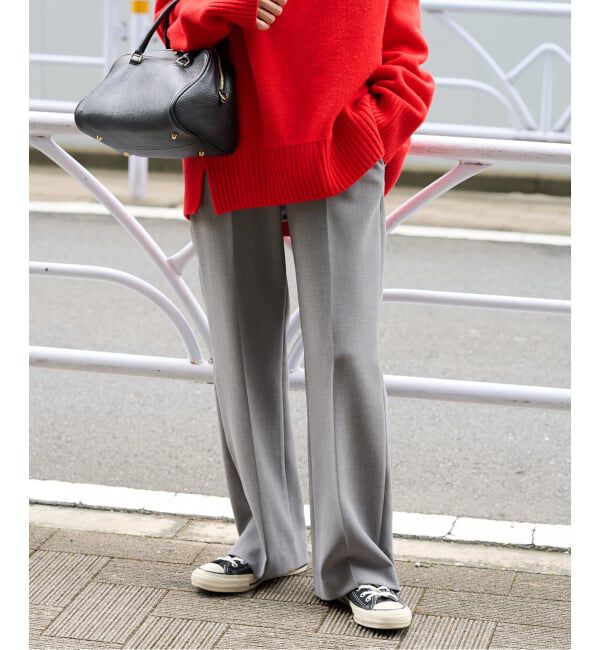 FRAMeWORK「≪追加≫セミフレアパンツ2」|スラックス|